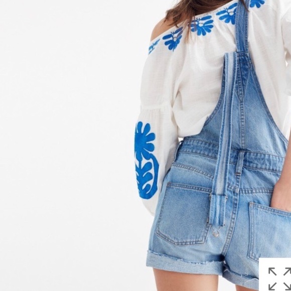 adirondack short overalls in denville wash